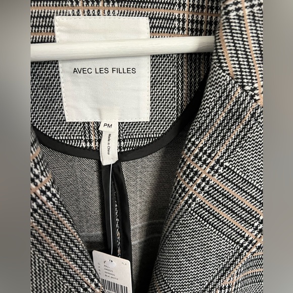 Avec Les Filles plaid blazer - Picture 4 of 7